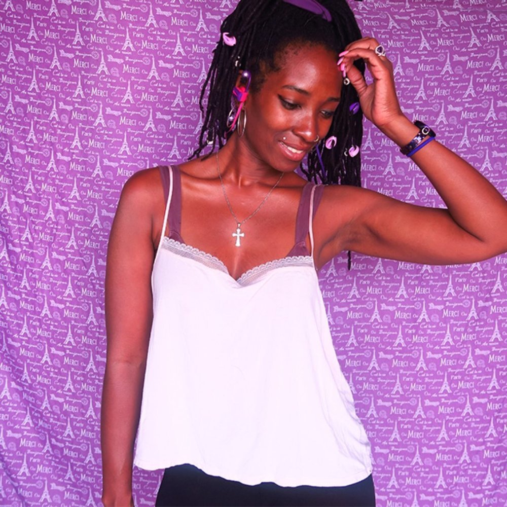 Victoria's Secret sleepwear tank top lace top pj pajamas shirt in light pink L